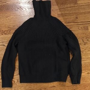 J. Crew Charcoal Ribbed Sweater